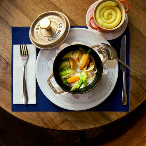 Bistrot à Paris in Zürich - Blanquette de veau printanière avec pomme purée